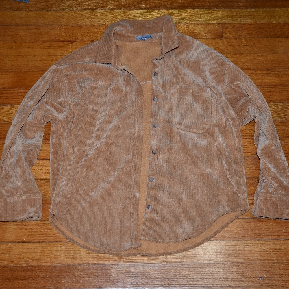 Women's Retro Corduroy Jacket Shirt